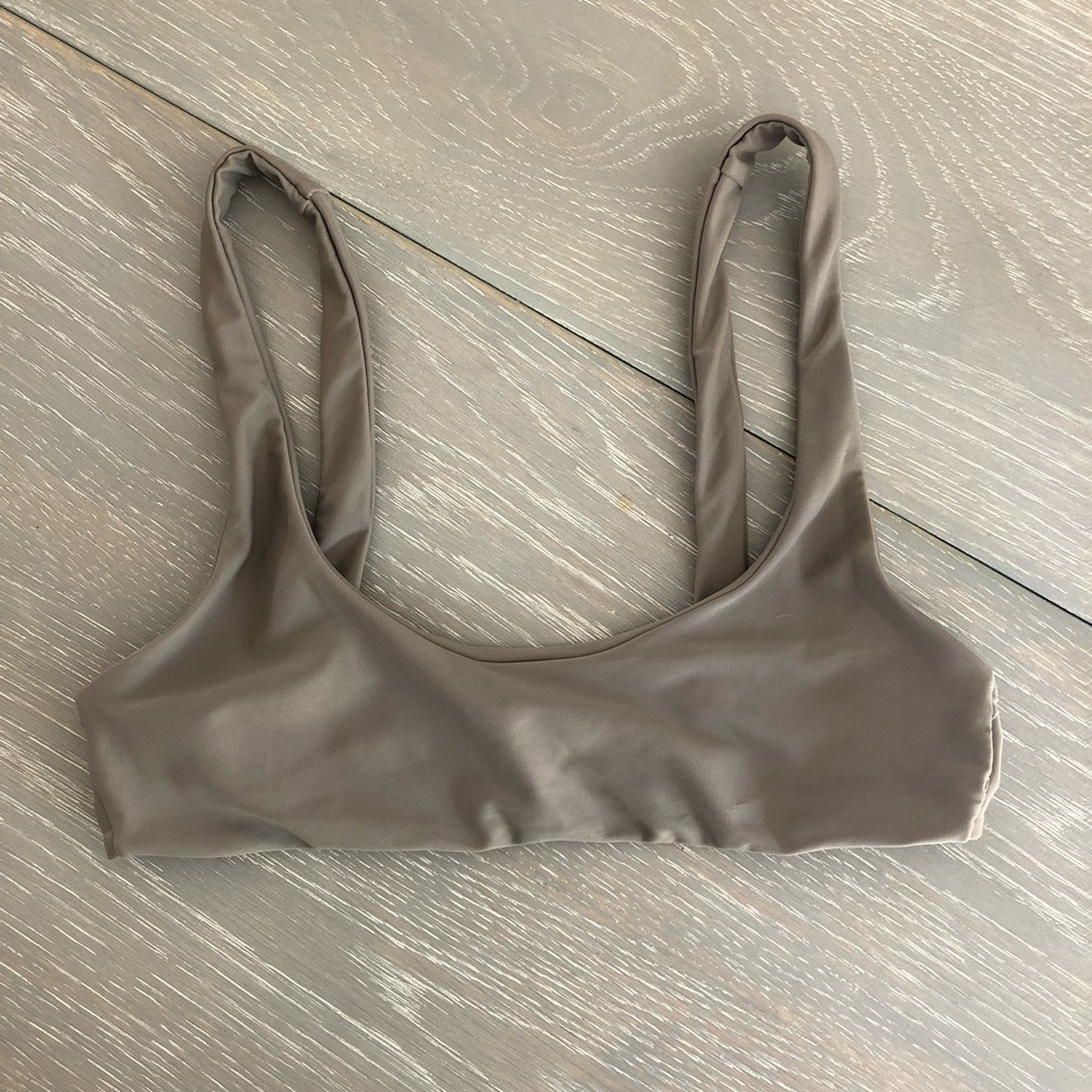 Free People Women's Taupe Bikini Top
